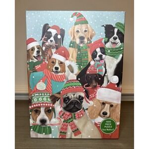 Diane Neukirch Holiday Hounds 1000 Piece Jigsaw Puzzle - Dogs - New Sealed